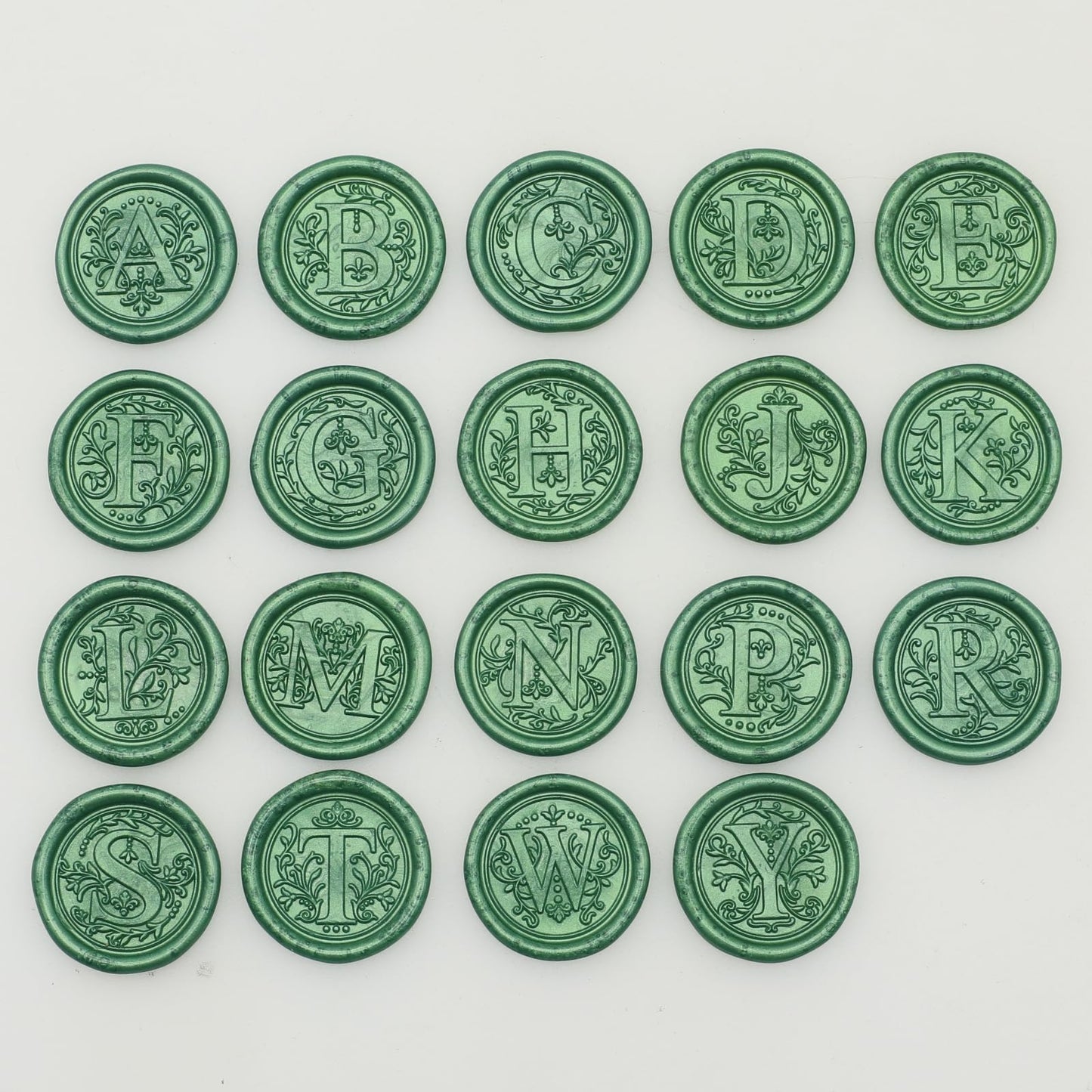 Initial Alphabet Wax Seal Stamp Kit, Retro Letter Sealing Stamp with 150Pcs Sealing Wax Beads Spoon Pen Set for Wedding Invitations Cards Envelopes (J)