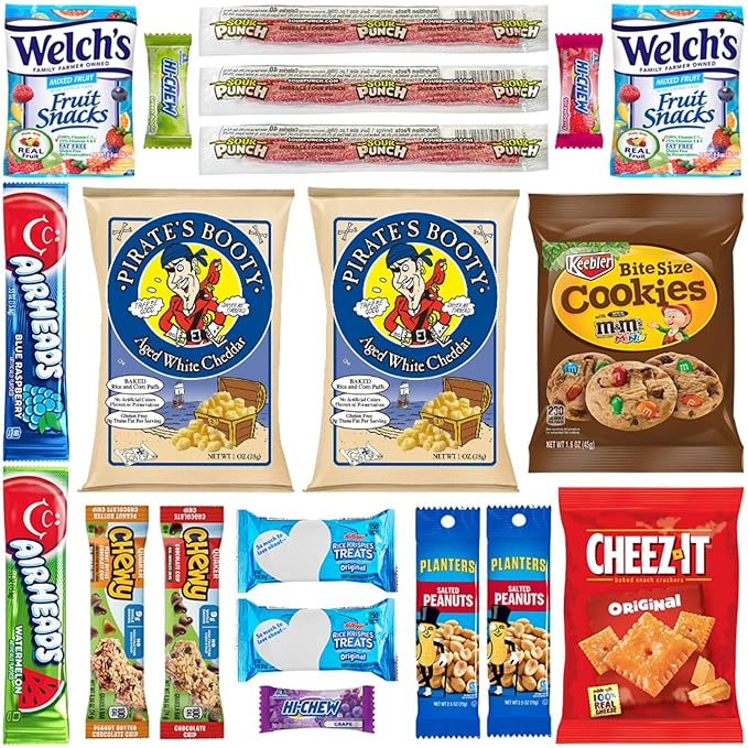 Hangry Kits Sending a Giant Hug For Men And Women - Send-A-Hug Basket Care Package for Men, To A Friend Or Loved One In Hospital, After Surgery Or Sickness. Recovery. Delicious Variety Of Comforting Snacks