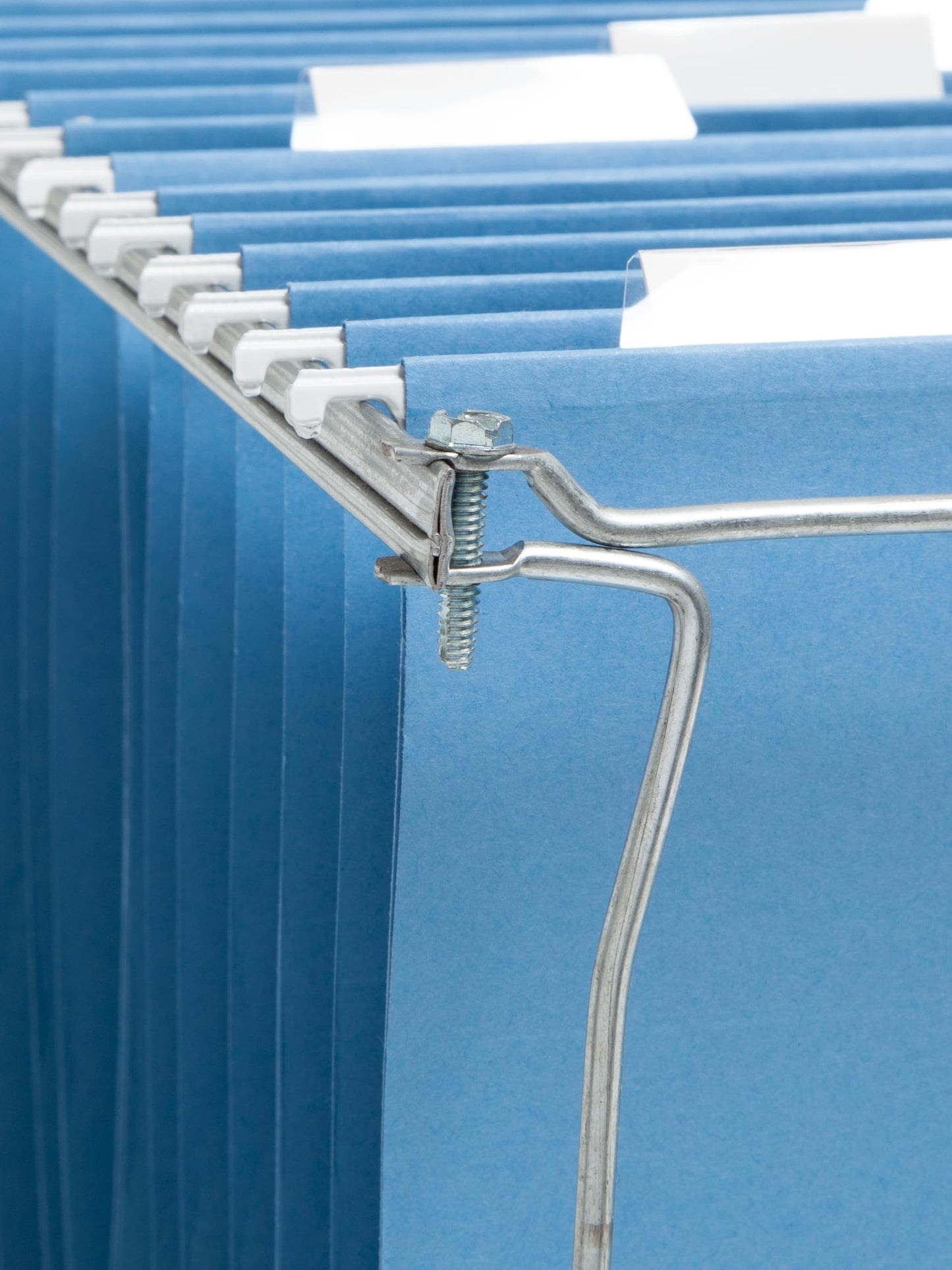 Smead Frames, Hanging File, Heavy Duty Steel Letter Size, Adjustable 23"-27" Rails, 2-Pack Gray, Converts Drawers to Hanging Folder Storage, for Office Home Classroom Organization