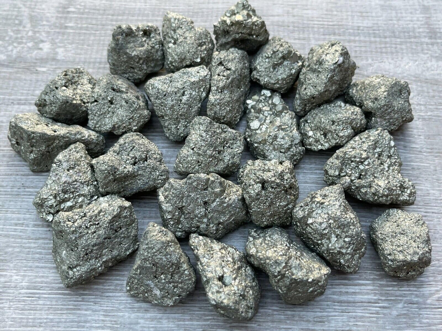 GAF TREASURES Wholesale Raw Pyrite Crystals, Natural Pyrite Stone, Natural Rough Pyrite Crystals, Pyrite Rough, Pyrite Healing Crystals (Pyrite, 0.25 Pound)