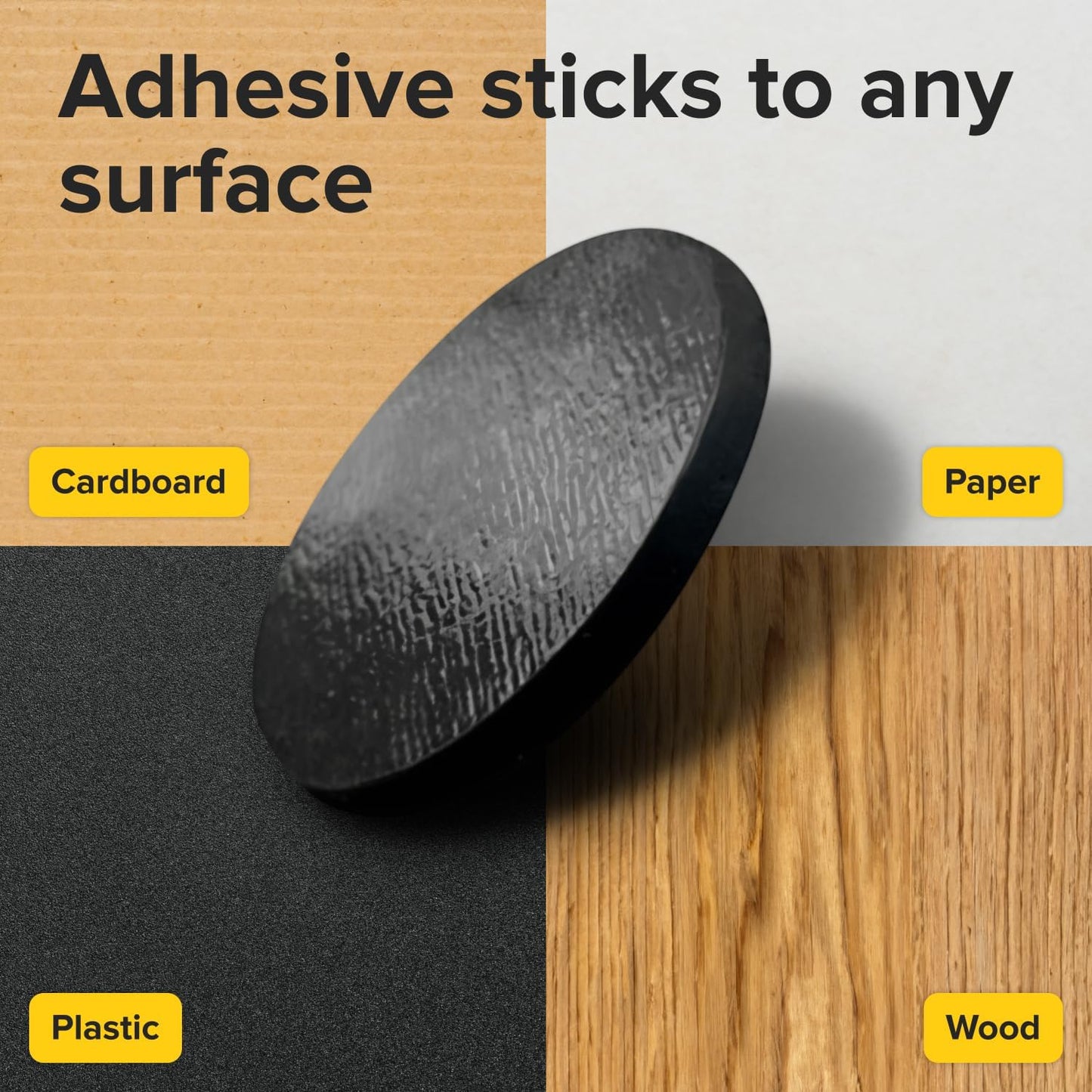 Peel-&-Stick Flexible Adhesive Magnets - 120 Magnetic Dots for Office Supplies, Whiteboard, Crafts, Fridge, & School Projects