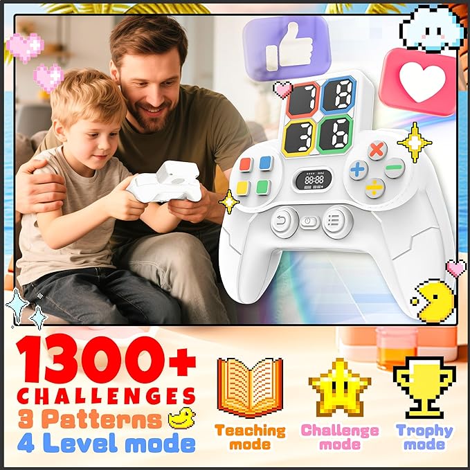 SMILESSKIDDO Math Games Calculate Number of 24, Electronic Math Multiplication Game for Learning Addition, Subtraction, Division, and Multiple, Educational Handheld Games Gift for Kids Adults