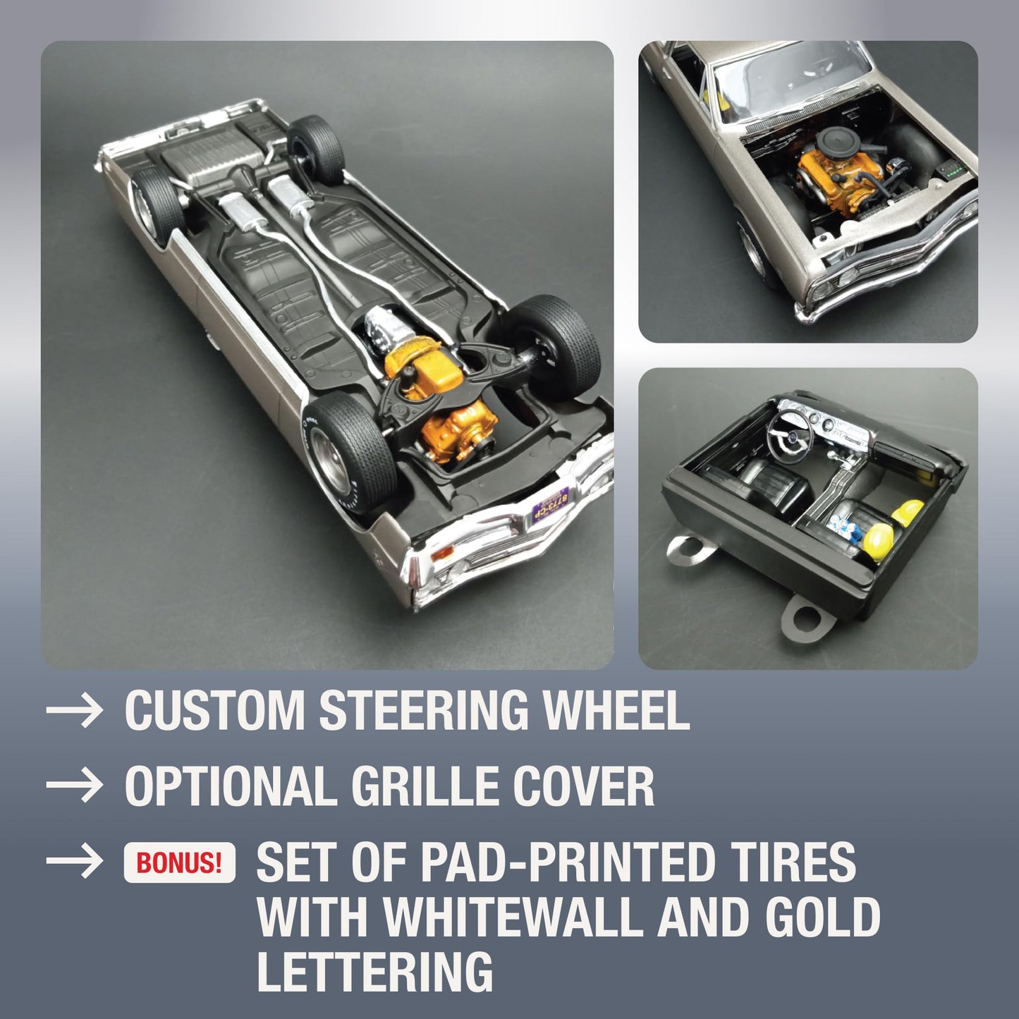 AMT 1965 Chevy El Camino w/Camper 1:25 Scale Model Kit
