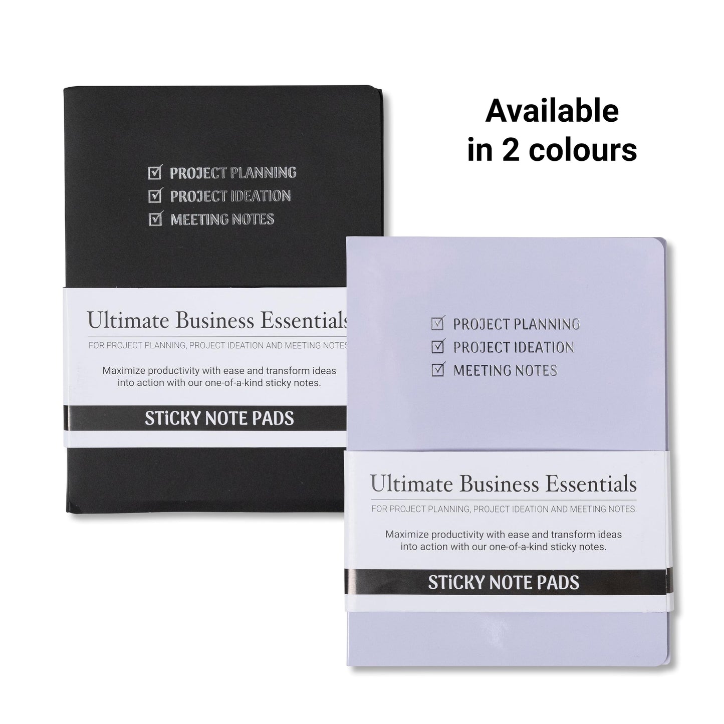 Project Planner Kit & Meeting Notebook for Work – 90 Large Sticky Notes for Organization,Meetings,Work/Project Management, Business Professionals & Work Planners