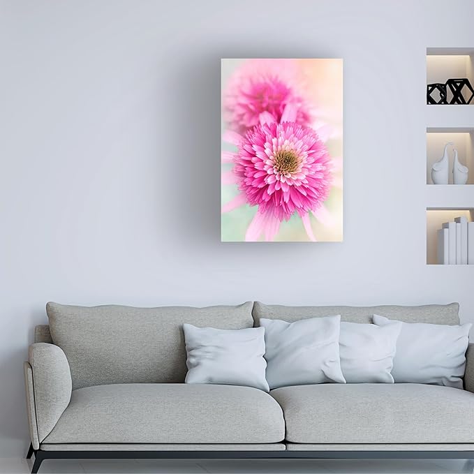 Trademark Fine Art Canvas Wall Art - Jacky Parker 'Summer Spirit' Wall Art for Living Room, Bedroom, or Office Décor 12 x 19 Inches