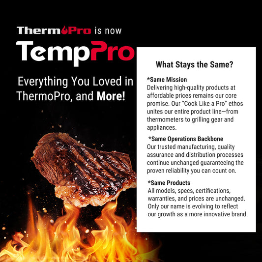ThermoPro Digital Instant Read Meat Thermometer for Grilling Waterproof Kitchen Cooking Food Thermometer with Ambidextrous Backlit for BBQ Grill Smoker Oil Fry Candy Thermometer