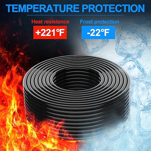 NAOEVO 18 Gauge Wire 5 Conductor Electrical Wire, 18 AWG Stranded PVC Cord, 12V Low Voltage/Tinned Copper/Flexible Cable for Automotive Wiring, Lamp Cord, Marine Cable (100FT)