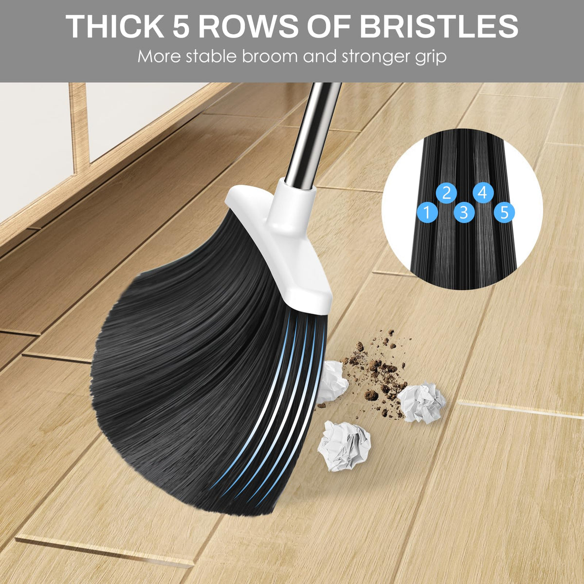 Broom and Dustpan Set for Home