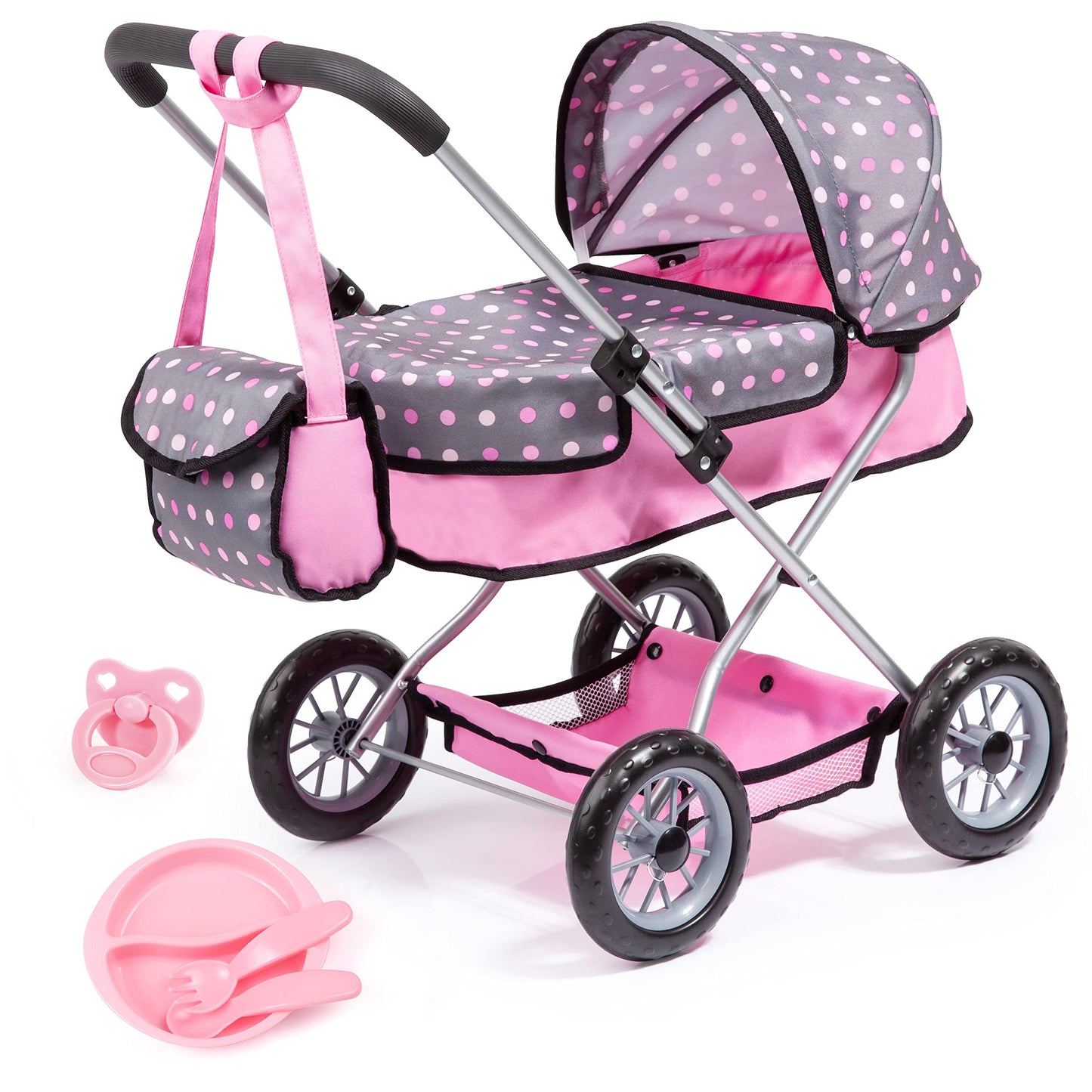 Bayer Smarty Modern Doll Pram & Stroller Set for 18 inch Dolls with Accessories