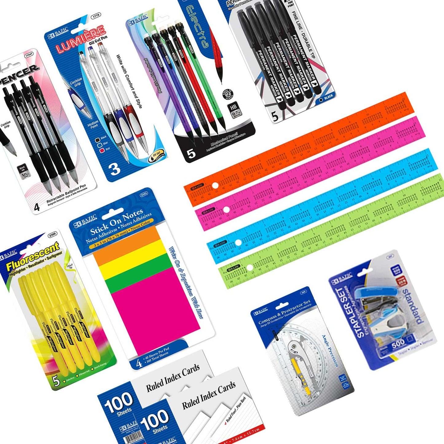 OMURA Learning | Back To School Bundle Kit For Middle/High School with Retails Value over $179.99 | 70 Pieces
