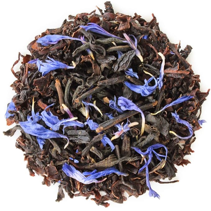 Teabloom Organic Fruity Black Tea, Berry Harvest Loose Leaf Tea, USDA Certified Organic & Kosher, Fresh Whole Leaf Blend in Reusable Gift Canister, 2.82 Ounce Loose Leaf Tea Canister Makes 35-50 Cups