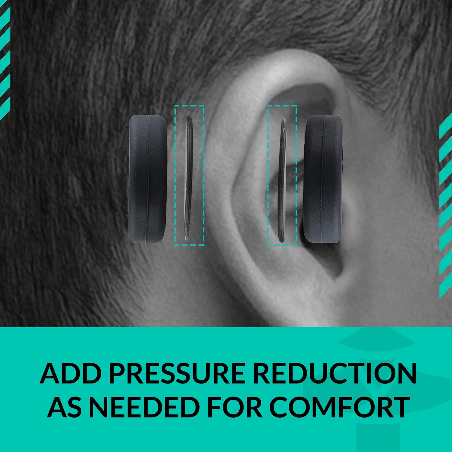 Cauliflower Ear Magnets | 8 Magnets + 8 Compression Reduction Discs Included. Cauliflower Ear Draining Kit for Treatment and Protection Against Scarring