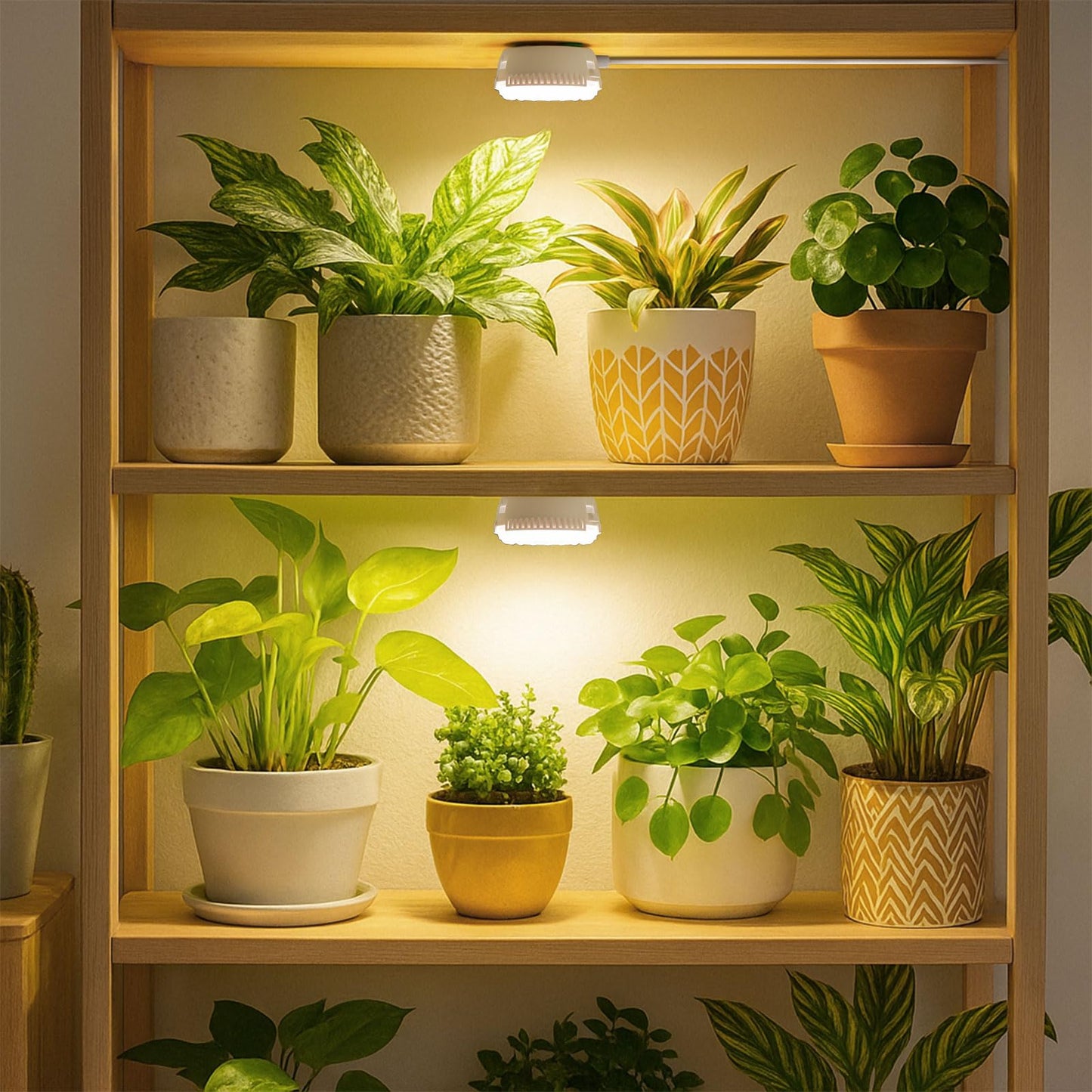 SGLEDS 7W Grow Light for Indoor Plants, Full Spectrum Plant Light with Auto Timer (3/6/12H) & 4-Level Dimming, Small Led Grow Light for Seedlings, Succulents, Herbs
