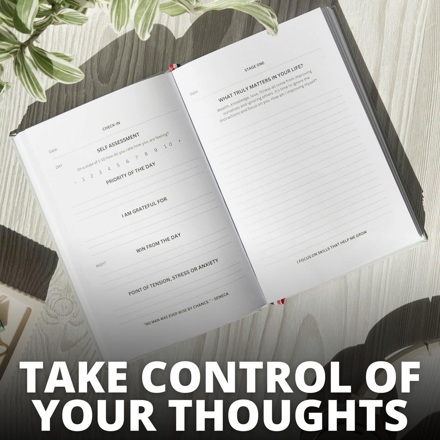 Mind Of A Champion - Self-Mastery & Mindfulness Journal for Men: Daily Guided Prompts for Goal Setting, Productivity, Gratitude, and Personal Growth - Ultimate Men’s Goal Planner & Inspirational Diary