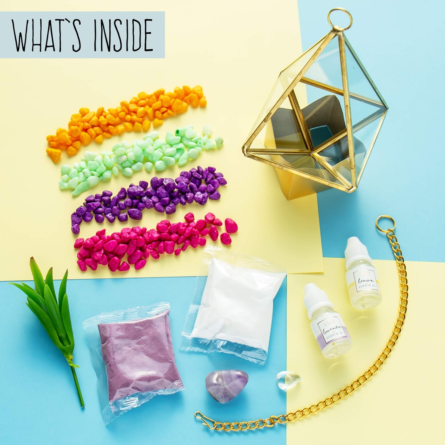 DIY Crystal Terrarium