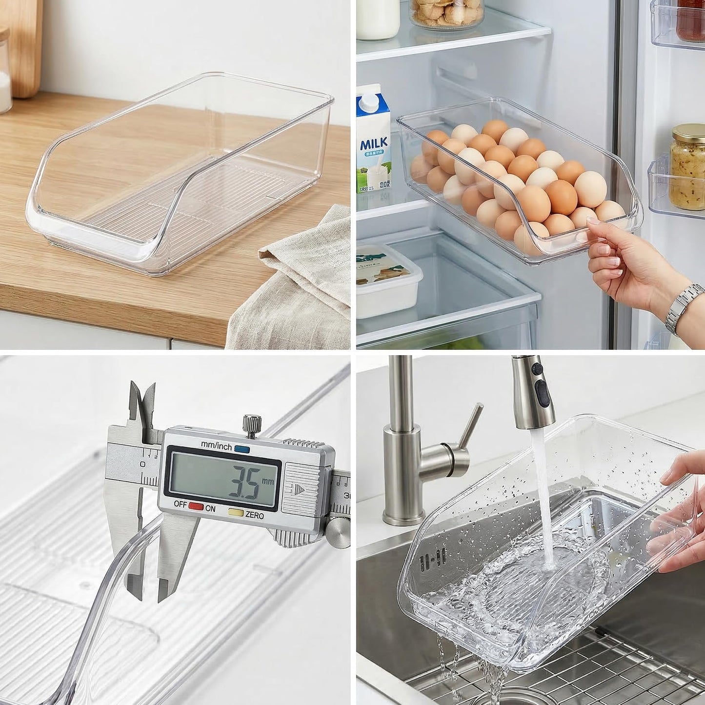 Wiojtry 2-Tier Vitamin Storage Organizer, Organizer for Vitamin Bottles And Medicine Bottle, Vitamin Bottle Organizer for Countertop, Bathroom Cabinet Storage Items Are Clearly Visible (2)