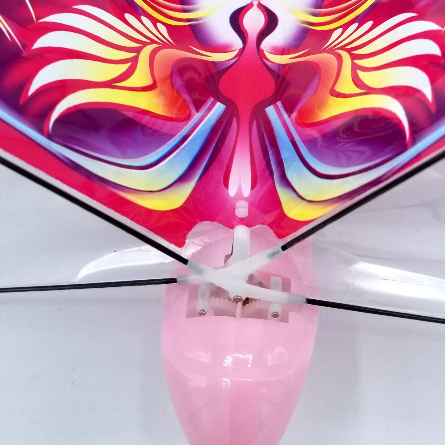 Self Flying eBird Pink Butterfly - Electronic Flying Bird Drone Toy. Adjust The Rudder to Make The Flapping Wings Bird Fly Forward and Back to You. 3 Flying Models! No Remote Control Needed