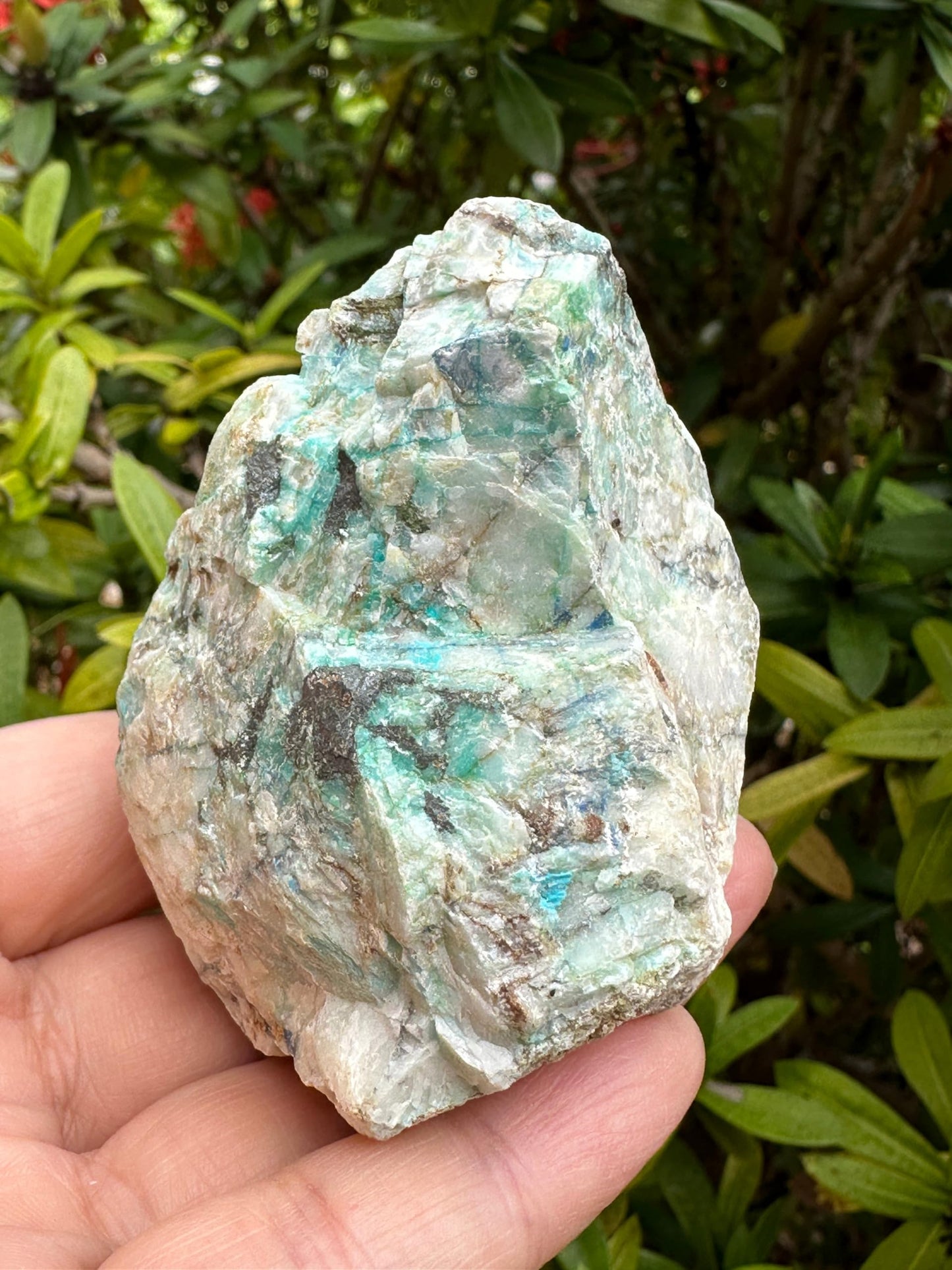 GAF TREASURES XL Raw Azurite, 3-4" Natural Rough Azurite Healing Crystal, 0.5-1 lb