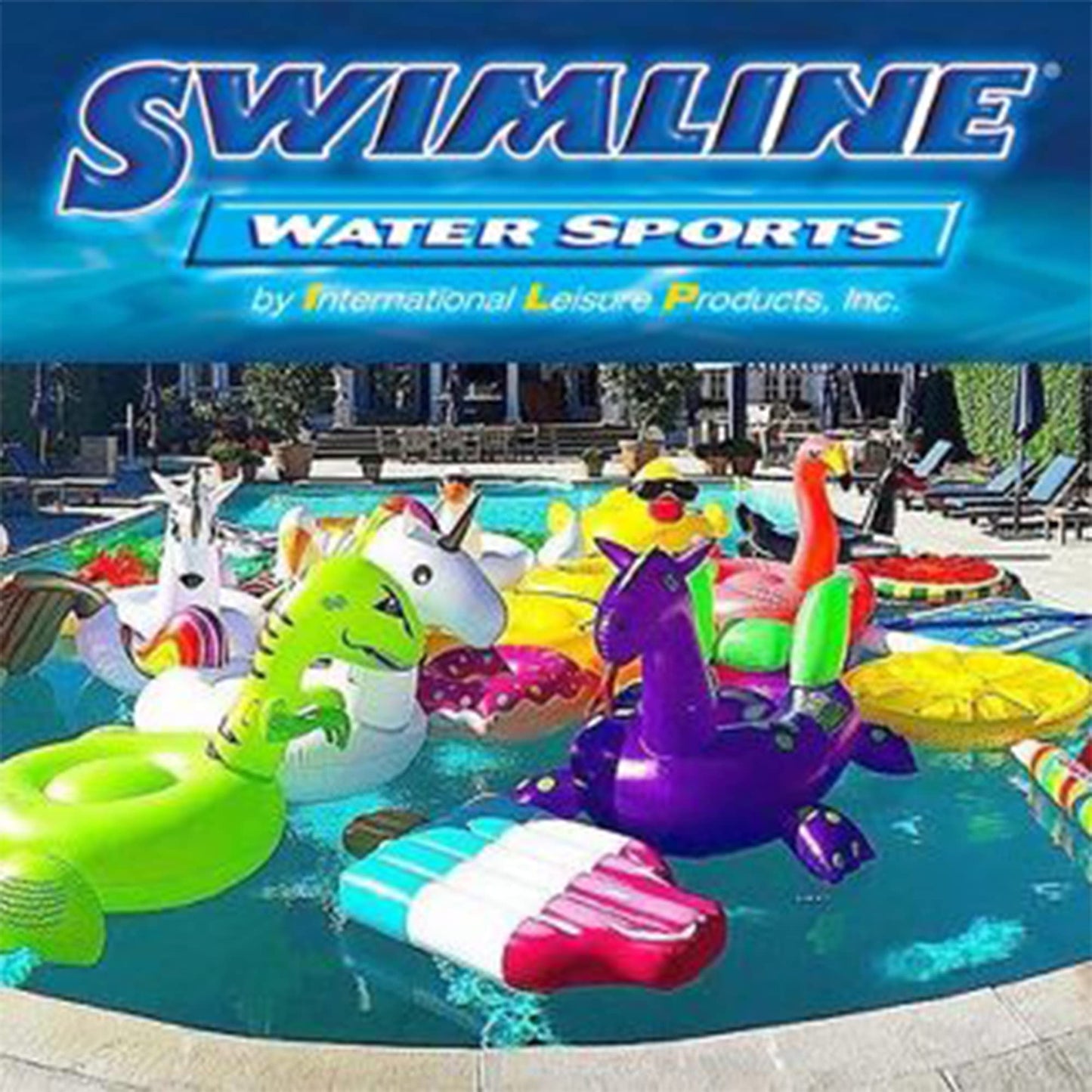 SWIMLINE ORIGINAL Inflatable UFO Spaceship Pool Float Ride On With Fun Constant Flow Laser Ray Gun Water Squirter For Kids | Cool Retro Style | For Beach Ocean Pool Lake | Extra Thick Large Floatie