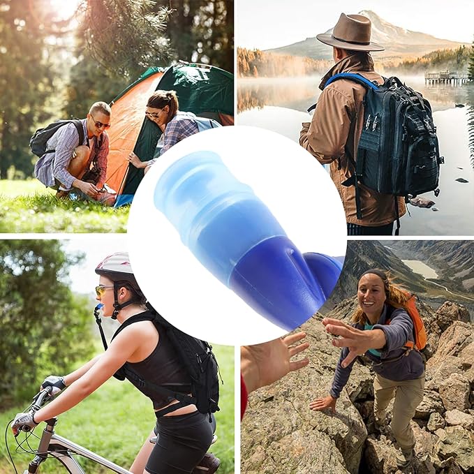 Hydration Bladder Bite Valve Replacement Mouthpiece Fit for Any Water Backpack and Most Brands, with Manual Switch Valve