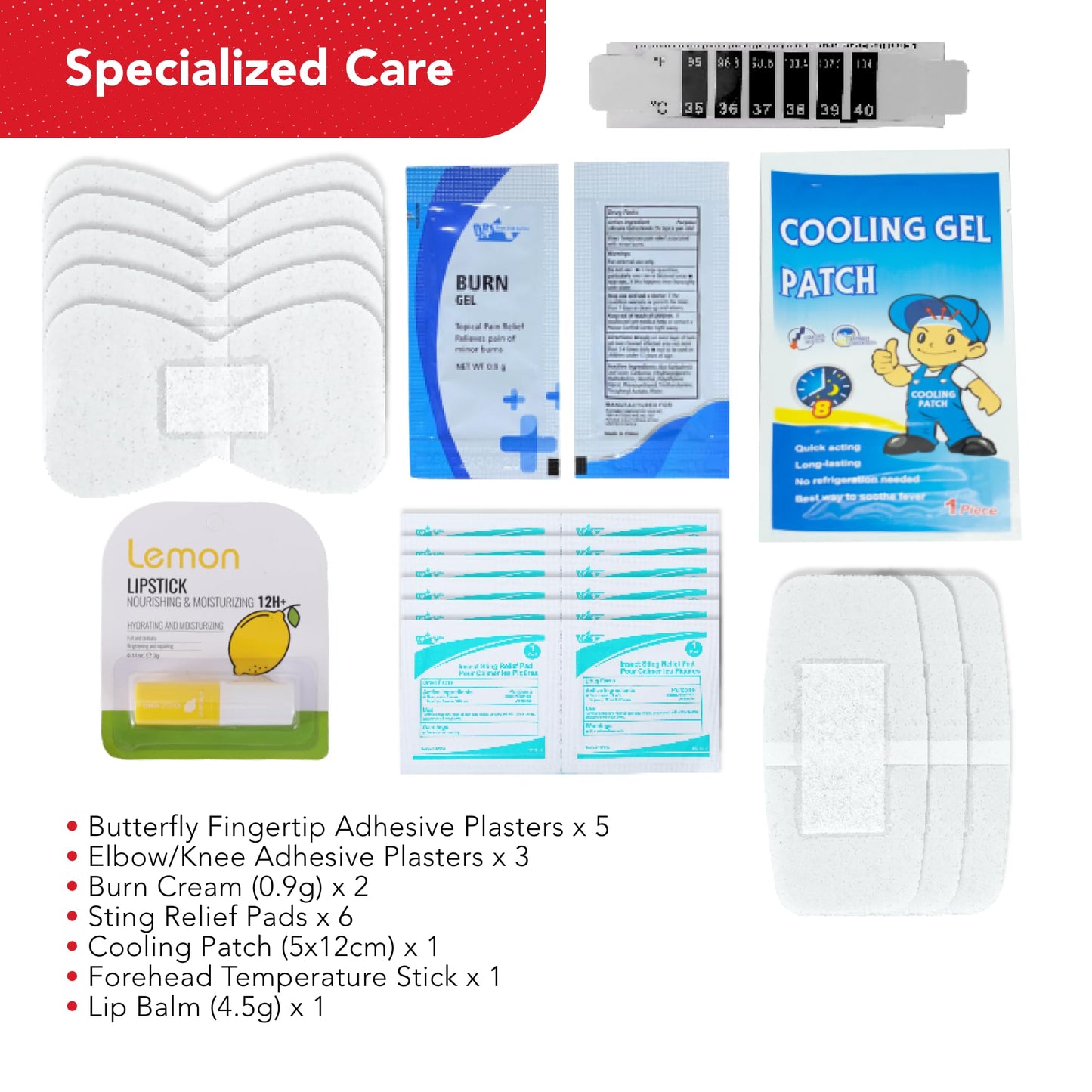 Swiss Safe First Aid Kit for Kids 246 Pieces - for Travel, Home & Car Emergency Kit, Baby & Toddler First Aid, Small Portable Kit with Mini Bag