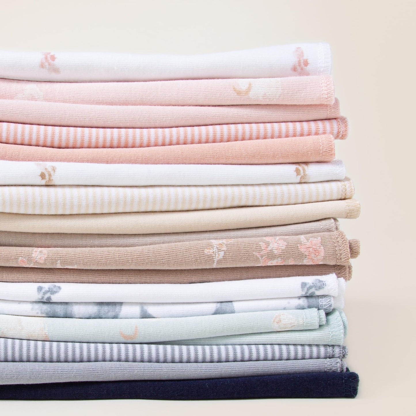 Burts Bees Baby Infant Burp Cloths, 100% Organic Cotton Extra Absorbent Soft Fabric Drool Cloths, 5-Pack Newborn Must-Have Essential Large Burping Cloths, One Size 17 x 11.75 Inches
