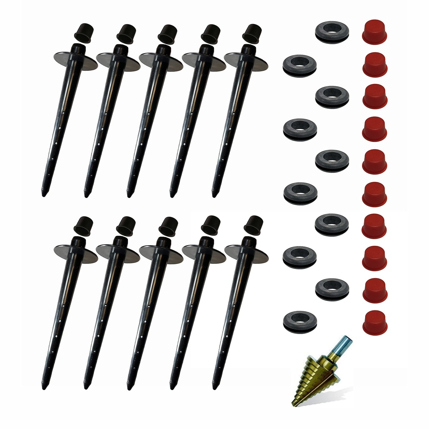 Tree I-V 10-pk DIY Root Feeder Kit w/Drill Bit & Plugs | Your Bucket
