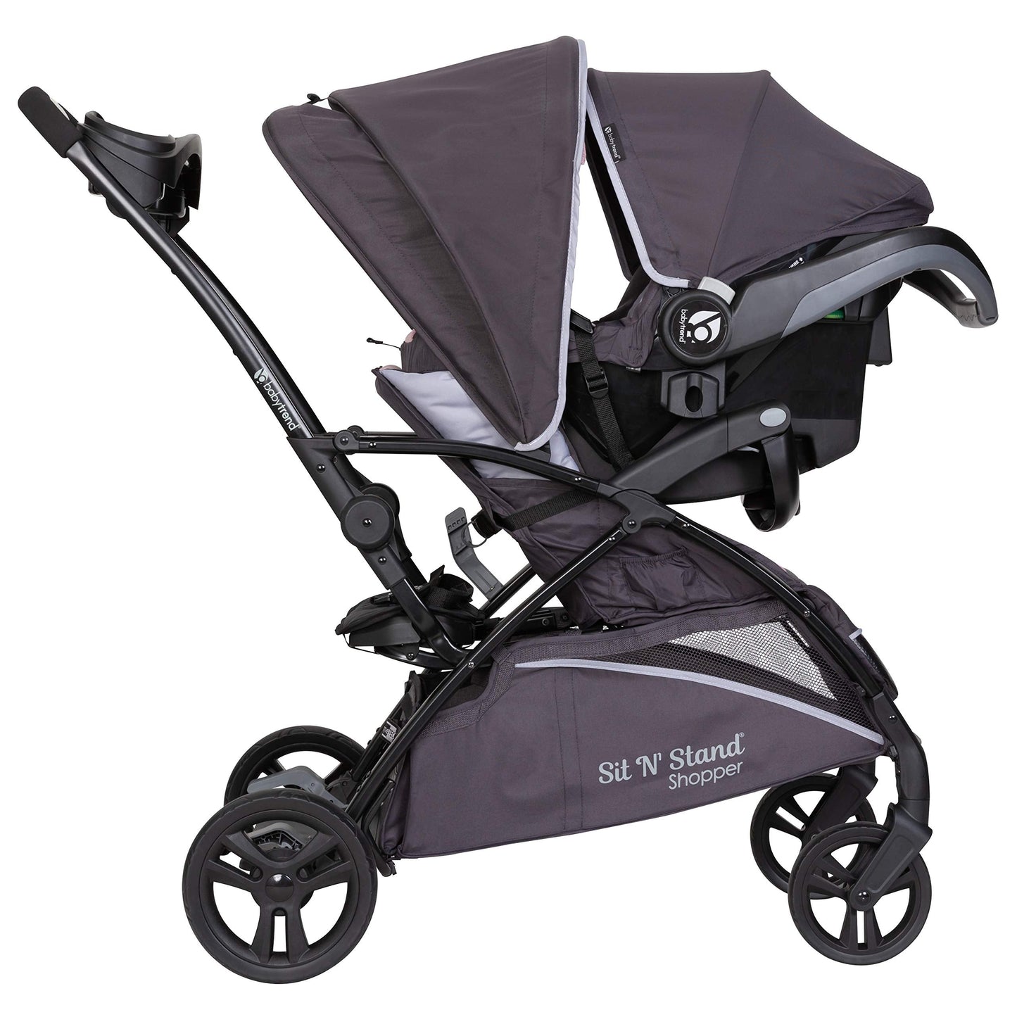 Baby Trend Sit N' Stand® 5-in-1 Shopper Stroller, Cassis