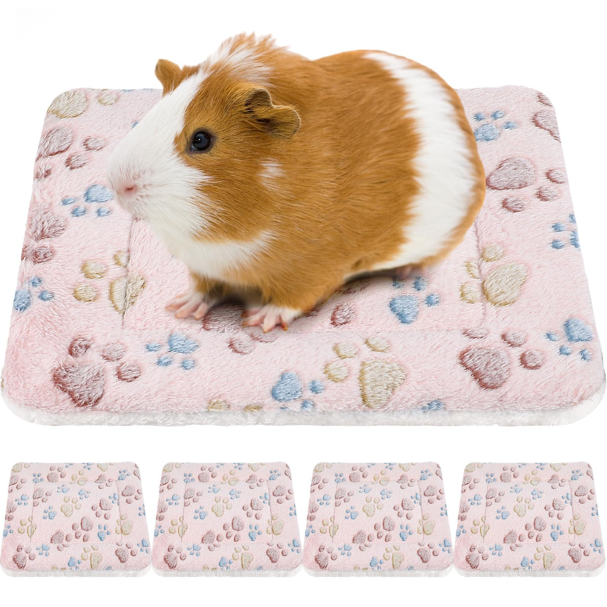 Tuanse 4 Pack Soft Pet Bed Mat Small Dog Crate Fleece