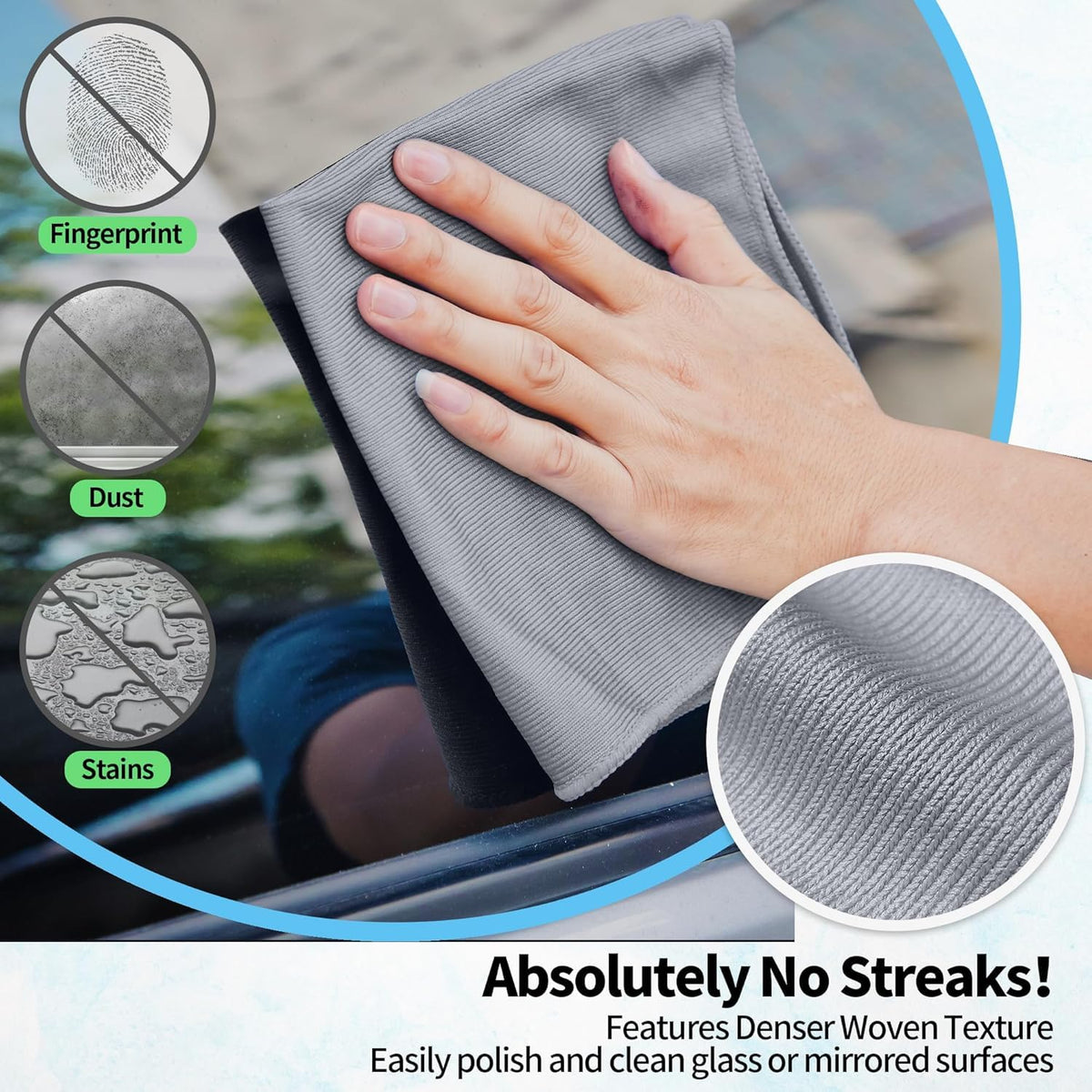 Microfiber Cleaning Cloth (6 Count)