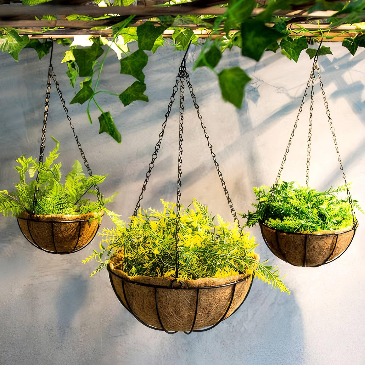 10 Pack Black Hanging Chains for Planters，Lanterns，Bird Feeders，Billboards，Plant Baskets etc， Length 9.5 Inch，Outdoor Indoor Use