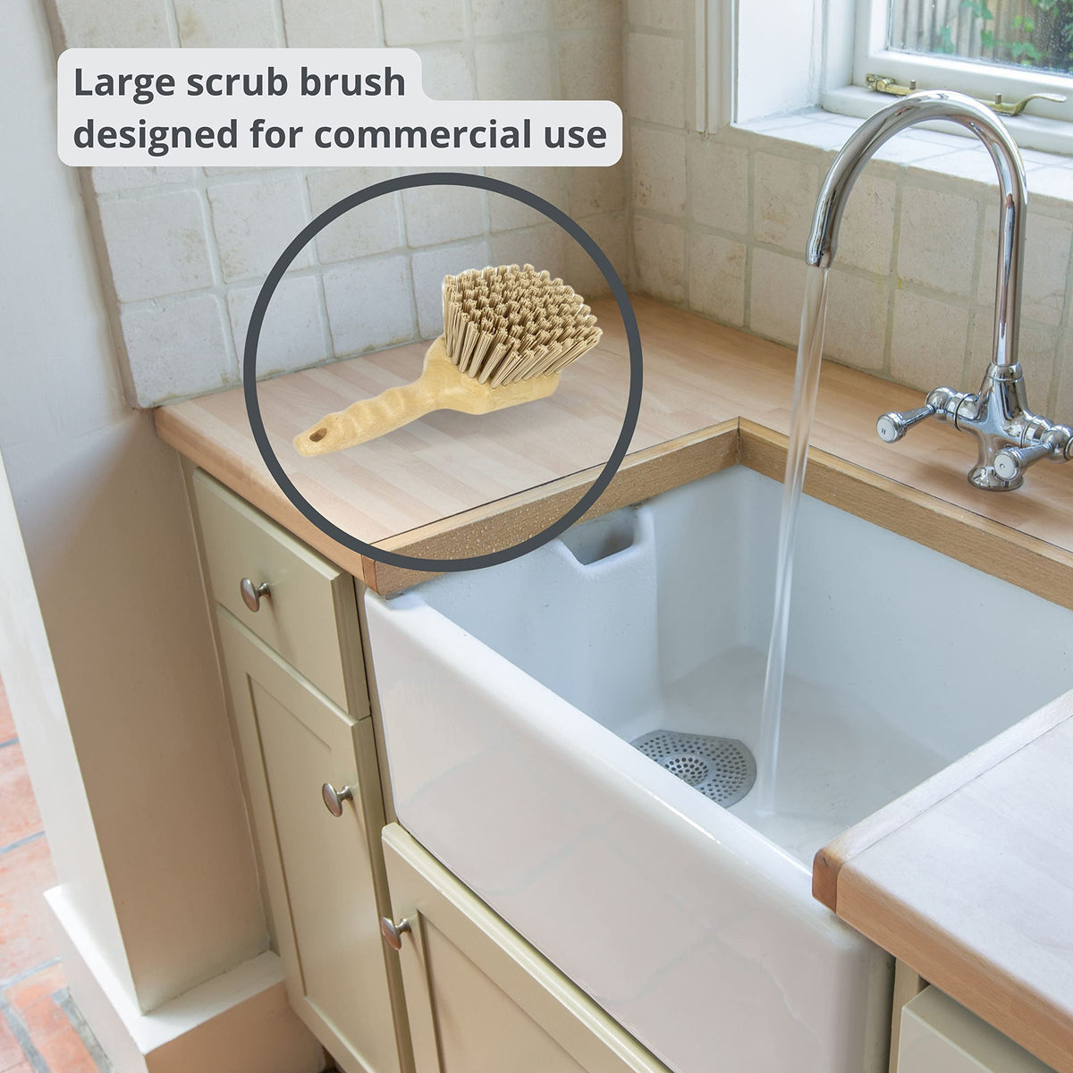 40541EC25 Plastic Scrub Brush (6 Count)
