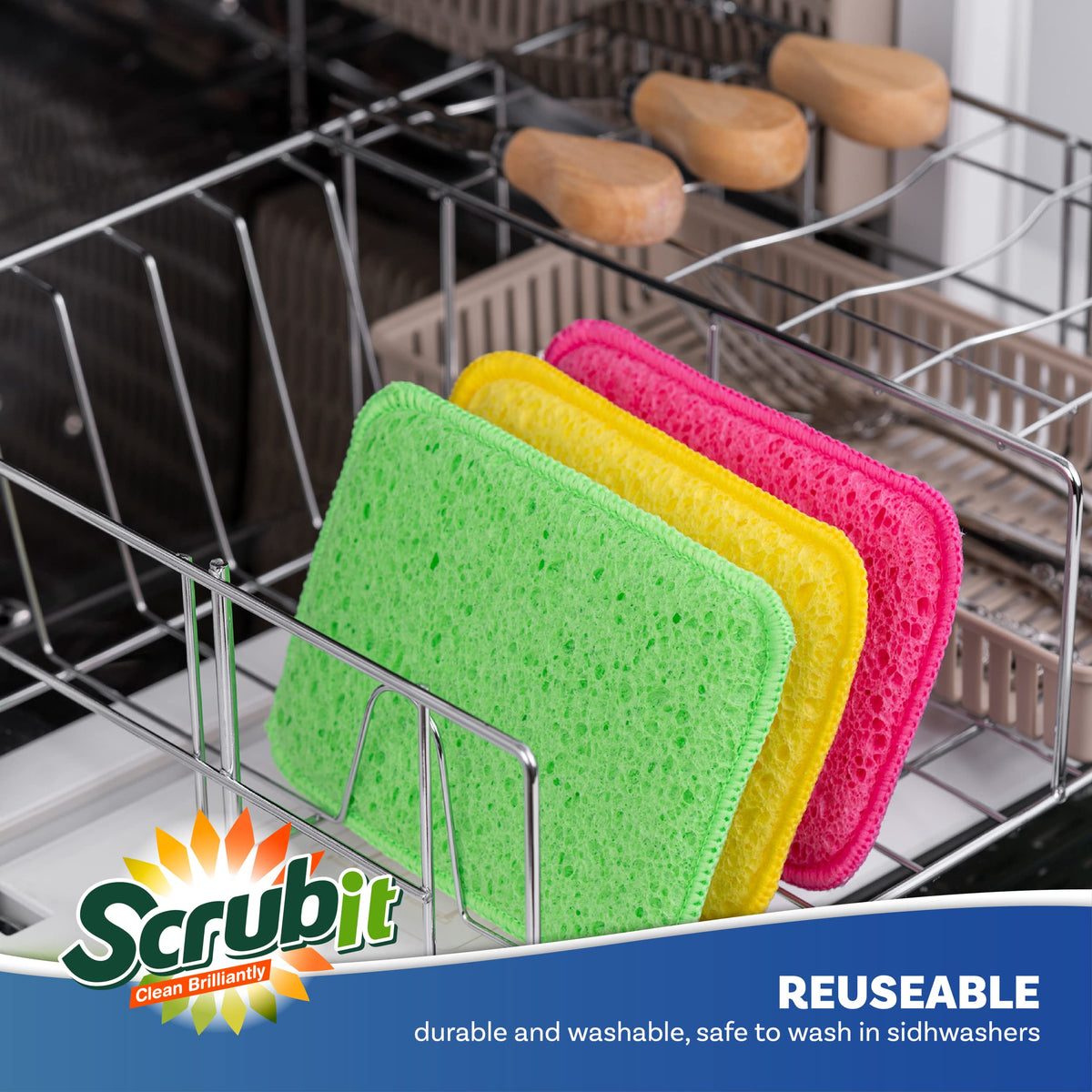 Scrub and Wipe Cleaning Pads [10 Pack] (10 Count)
