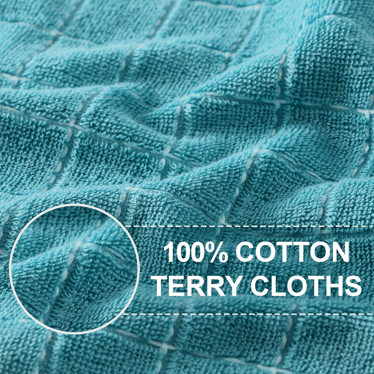 100% Cotton Terry Kitchen Towels (4 Count)