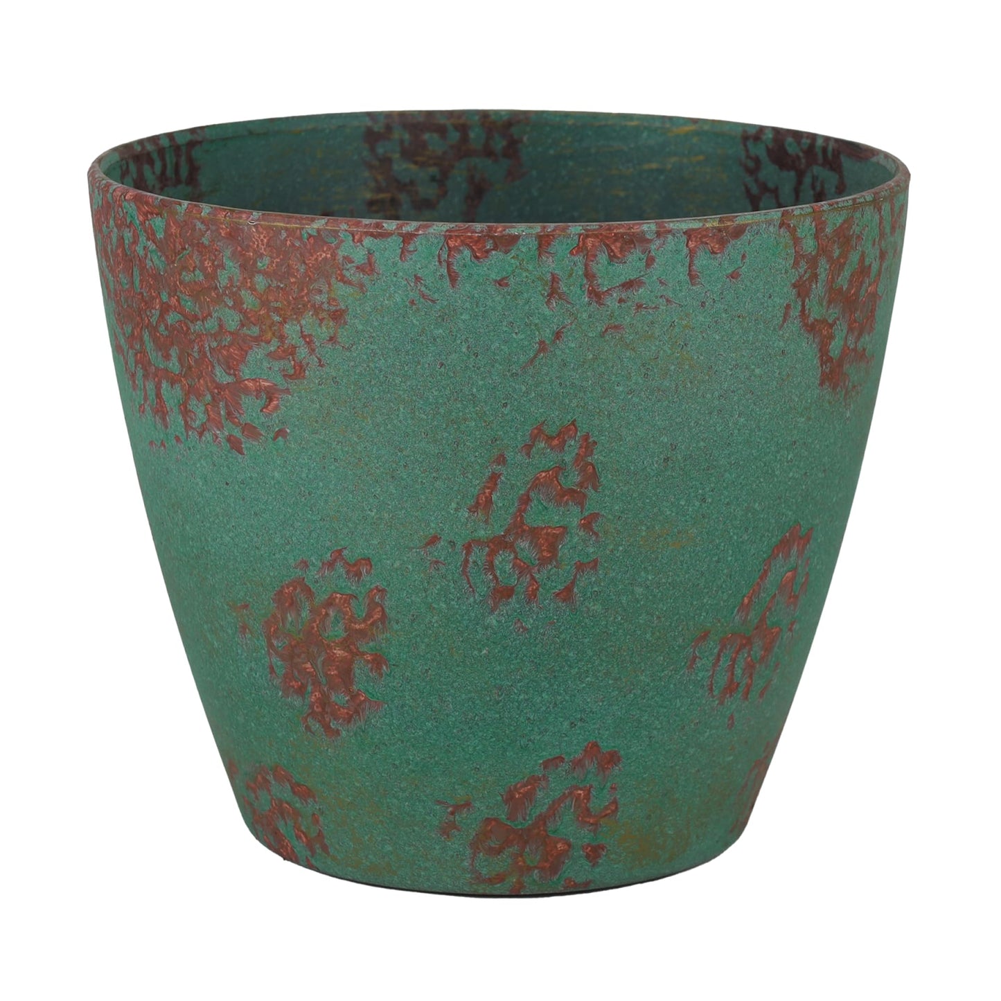 Classic Home and Garden Premiere Collection Planter Vogue, 8", Patina Copper