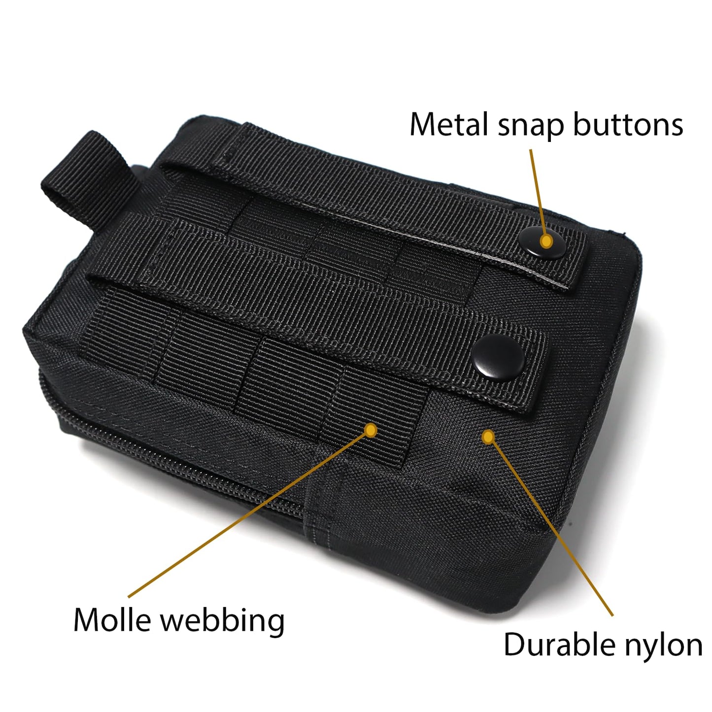 2 Pack Tactical Molle Pouches Small Molle Utility Pouch Small Tactical Accessory Bag Belt Pouches Vest Pouch Compact Water-Resistant EDC Pouch with Flag Patch (Purple)