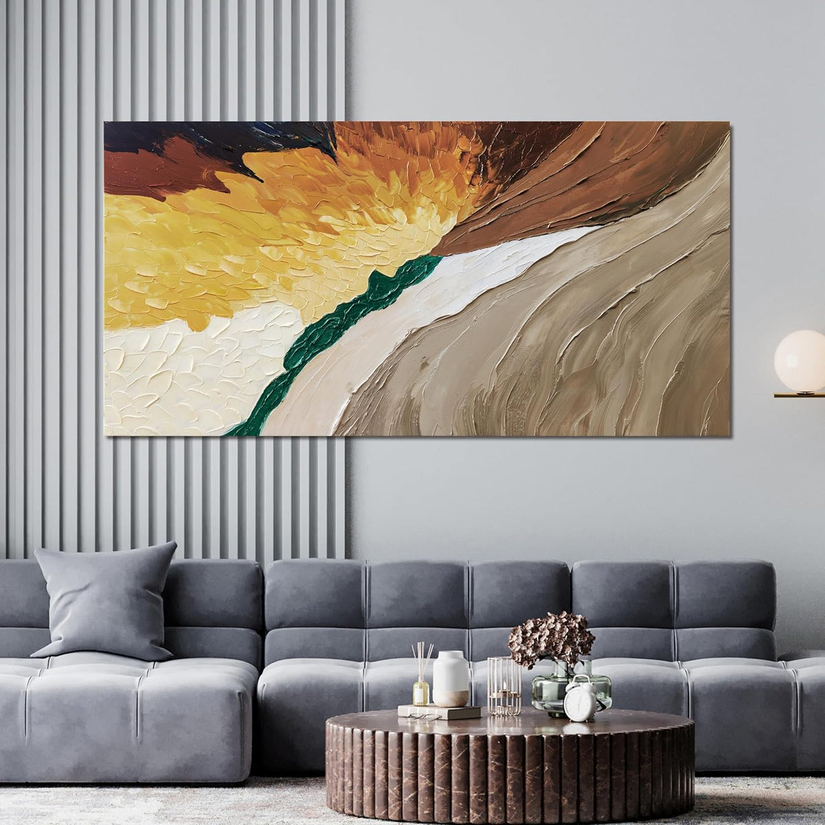 Canvas Wall Art Decor Wall Art Pictures for Living Room Large Modern Wall Art Abstract Canvas Art Wall Decor Abstract Colorful Wall Art Prints Large Artwork for Walls Home Office Decor 29" X 58"