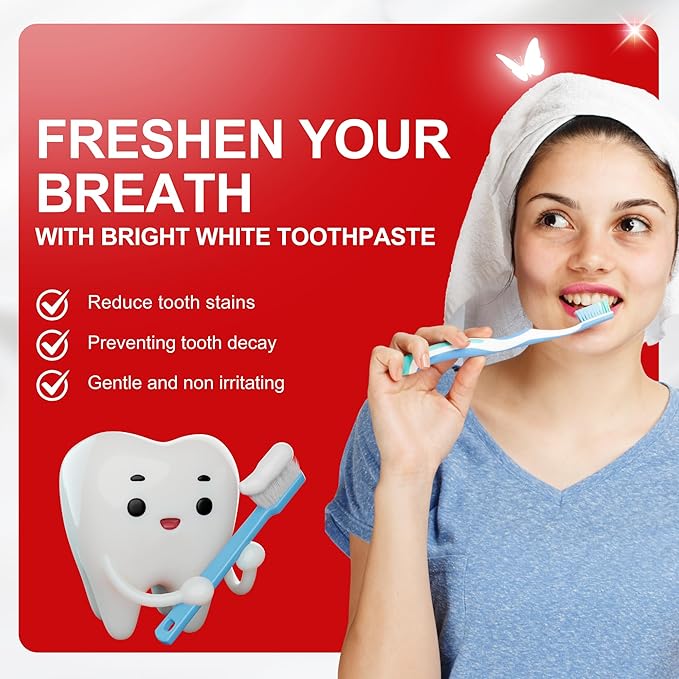 3PCS SP 6 Toothpaste for Teeth Brightening & Fresh Breath, 6 Probiotics Formula for Gum Health, Fluoride-Free, Mint Fresh Flavor, 4.9 oz (4, Mint)