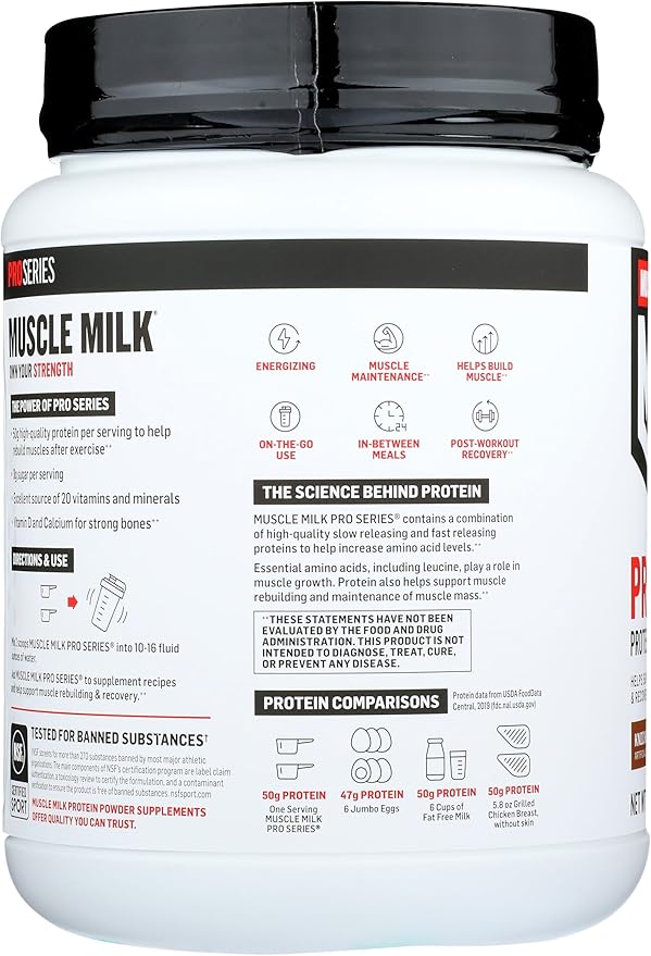 Muscle Mlk Pro Series 50 Knockout Chocolate, 2 Pounds