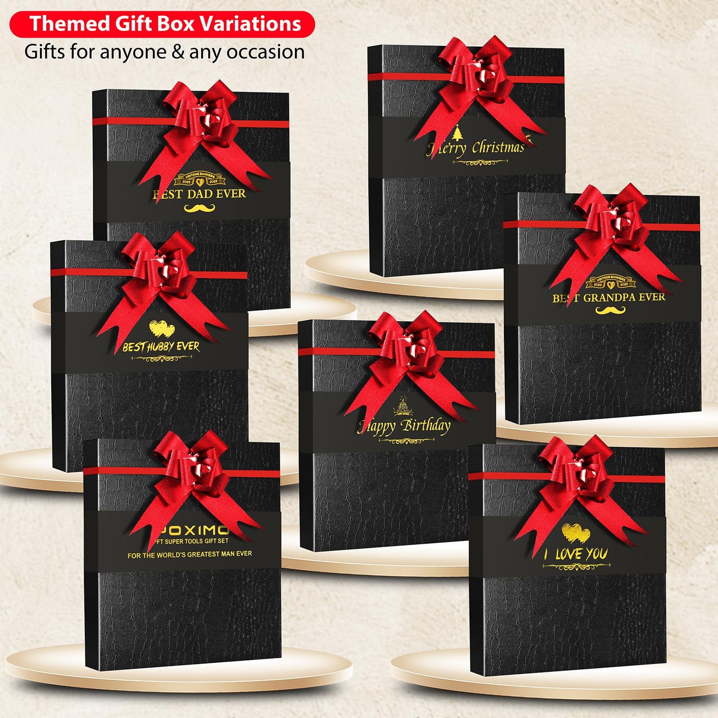 Birthday Gifts, Multitools Gift Set "Happy Birthday" for Birthday, Stocking stuffers Multit-tools Set with Multi-Pliers, Pocket Knife, Tactical Pen, Birthday Gift for Men Women(HAPPY BIRTHDAY)