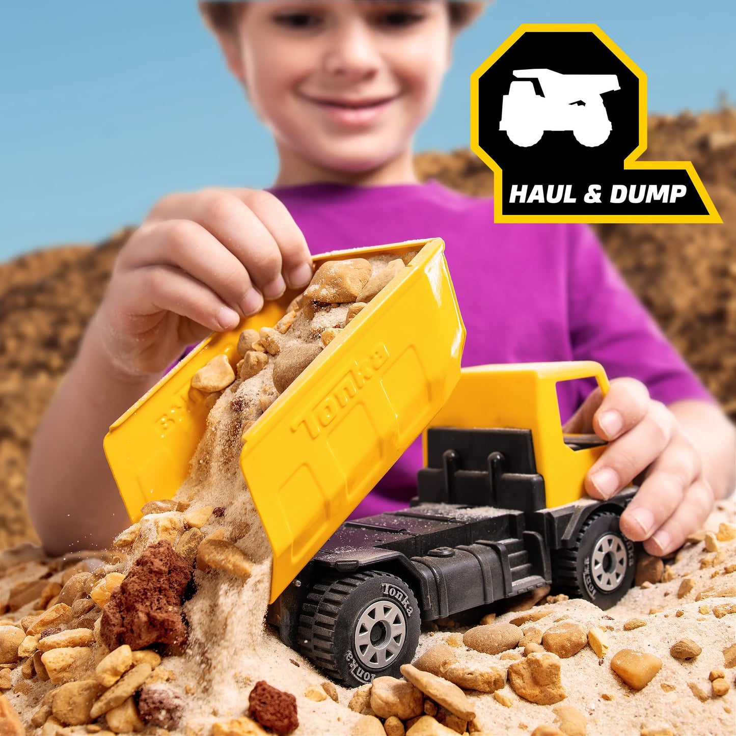 Tonka - Steel Classics Giga Series - Dump Truck & Excavator, 2-Pack - Amazon Exclusive