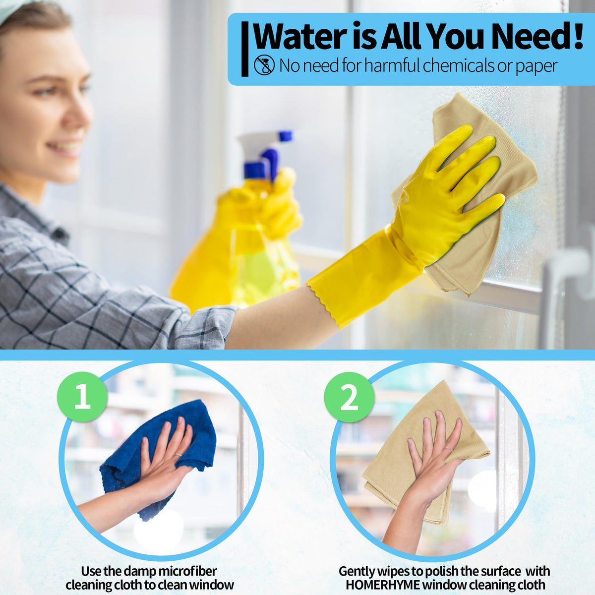 Microfiber Cleaning Cloth (12 Count)