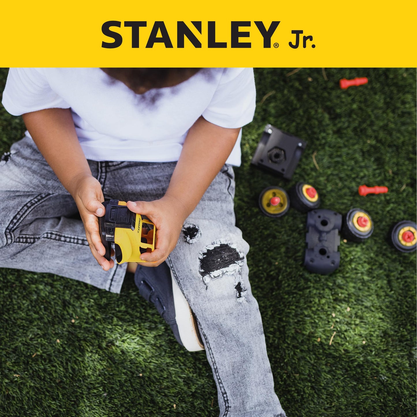 Red Toolbox Stanley Jr. Take Apart Dot 3 Piece Set