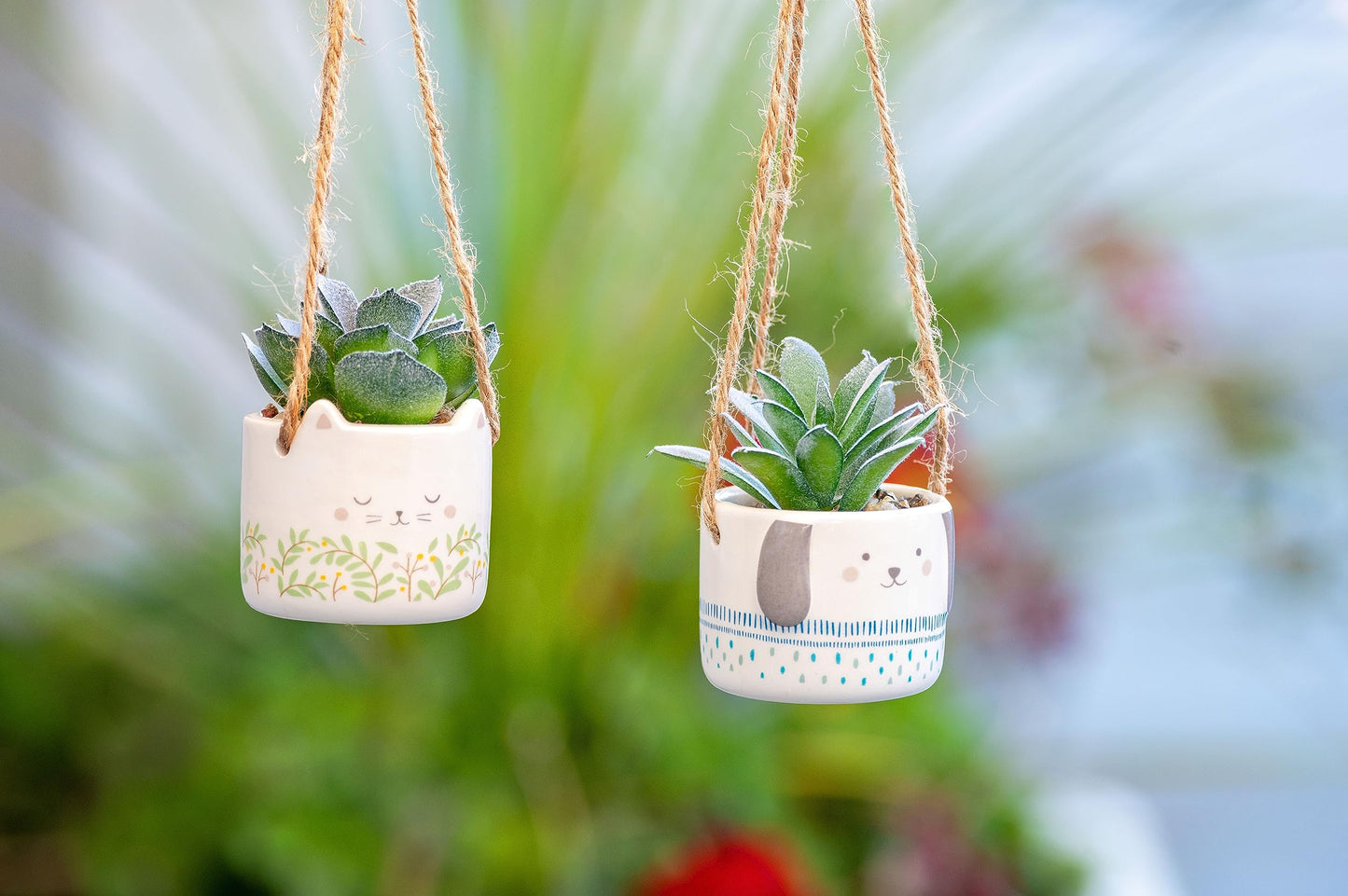 Karma Shaped Hanging Succulent Pot Sloth