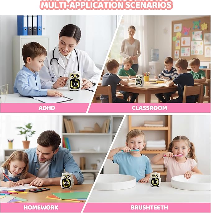 Visual Timer for Kids 99-Minute - Digital Silent Countdown Visual Timer for Classroom, Kitchen, Work, ADHD & Time Management | Back to School Gift