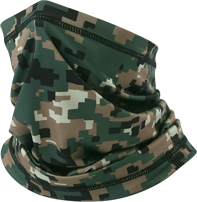UV Protection Cooling Neck Gaiter Face Mask Scarf for Men - Windproof Neck Cover Bandana Neck Warmer Mask