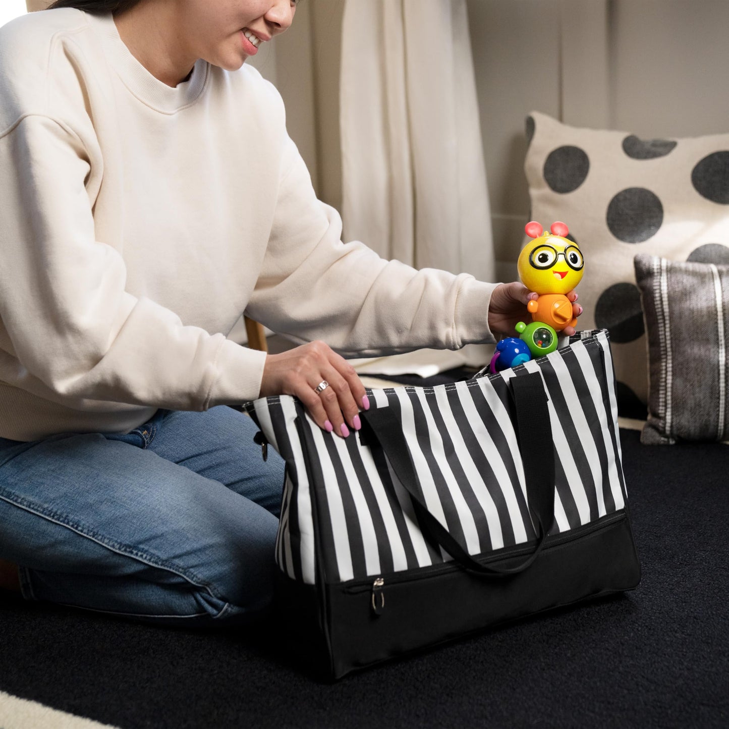 Baby Einstein Twist-a-Pal Cal Sensory Toy, with Music and Bead Chaser, Ages 6 Months and Up