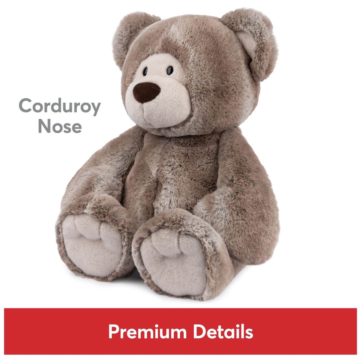 GUND Mukki Teddy Bear, Premium Stuffed Animal for Ages 1 and Up, Brown/Cream, 16”