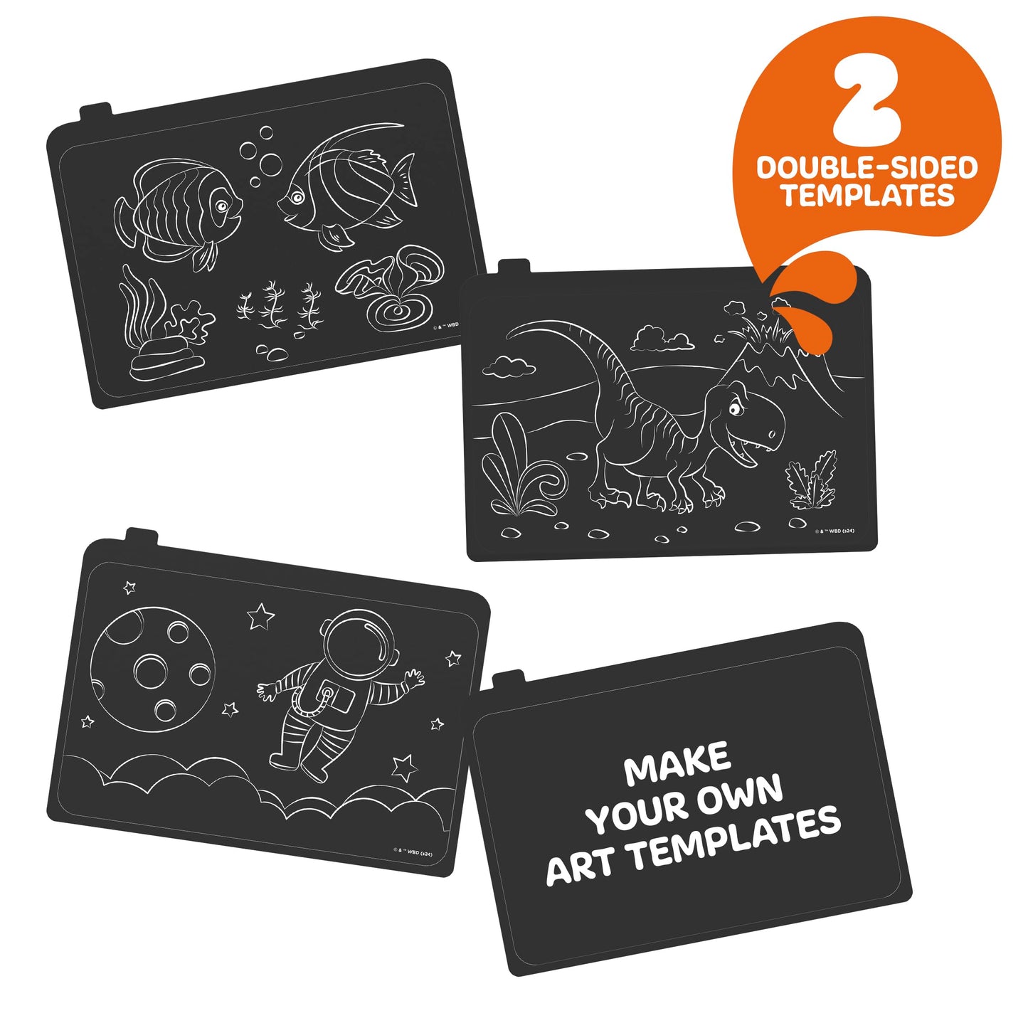 Discovery™ Deluxe Light Designer 6-In-1 Art Board – Includes 3D Glasses, 6 Washable Markers, Templates, 12 Light Modes| Kids Drawing Tablet, LED Scribble Doodle Electronic Drawing Pad Activity Toy Set