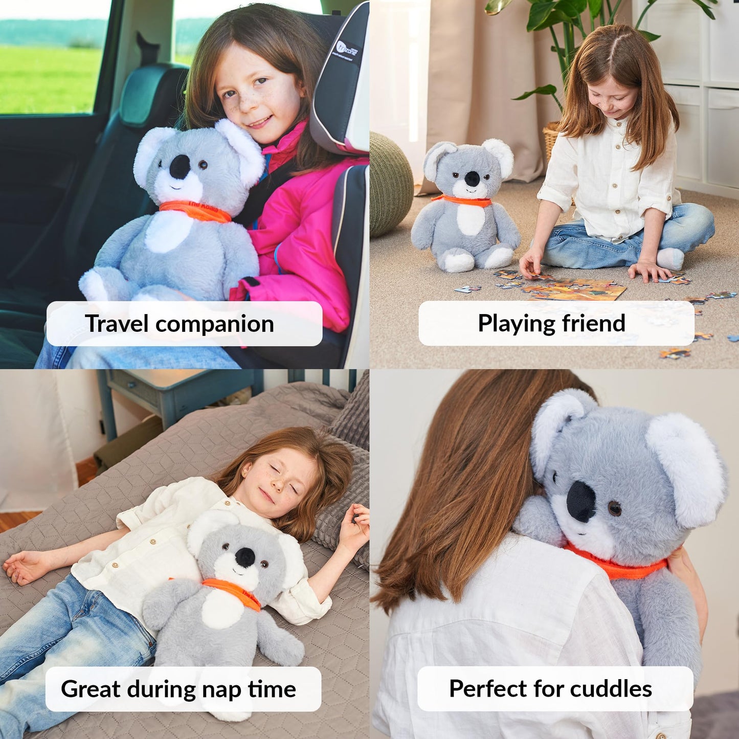 ODOXIA Weighted Animals | 3.1lb Koala | Stuffed Weighted Plush for Kids, Adults | Weighted Stuffed Animals | Weighted Plushies | Weighted Plushie